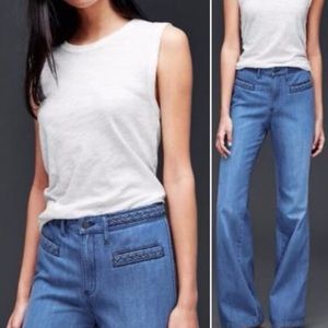 Gap Original Flare Braided Waist & Pockets Jeans